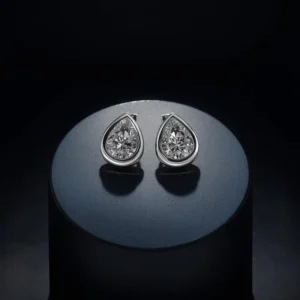 925 Sterling Silver Teardrop Earrings - Pic One