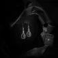 925 Sterling Silver Teardrop Earrings - Pic Three